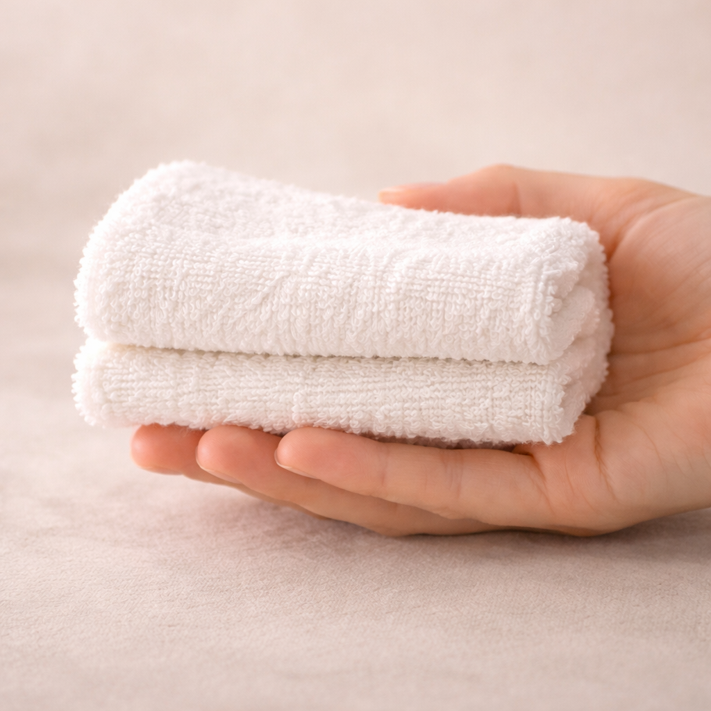 Serviette Visage en Fibre de Bambou