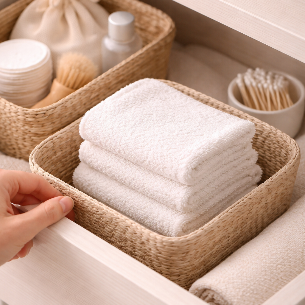 Serviette Visage en Fibre de Bambou